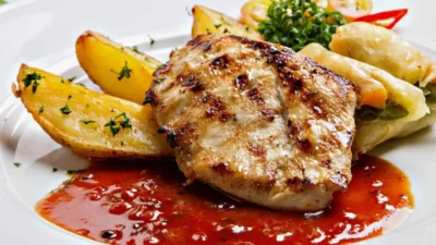 steak ayam