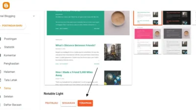 Cara Mengganti Tema Blogger, Banyak yang Salah Langkah di Awal