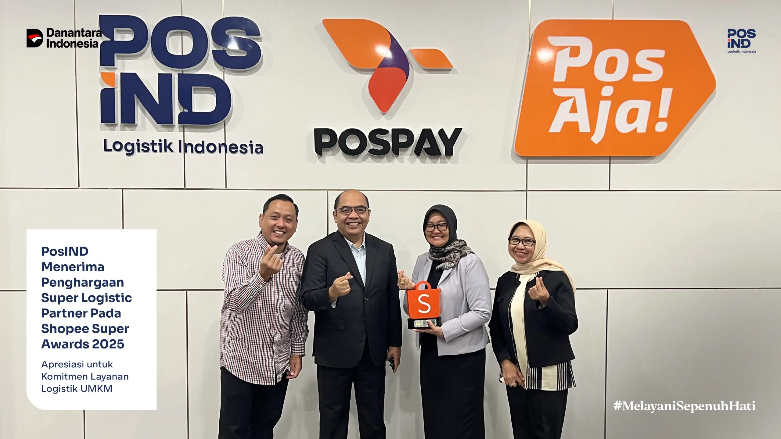 PosIND Raih Penghargaan Shopee, UMKM Kian Kompetitif