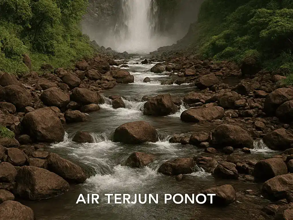 Air Terjun Ponot Asahan, Tinggi 250 Meter dan Masih Alami